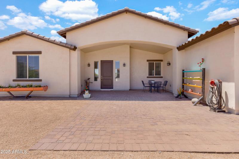 Inviting Covered Entryway