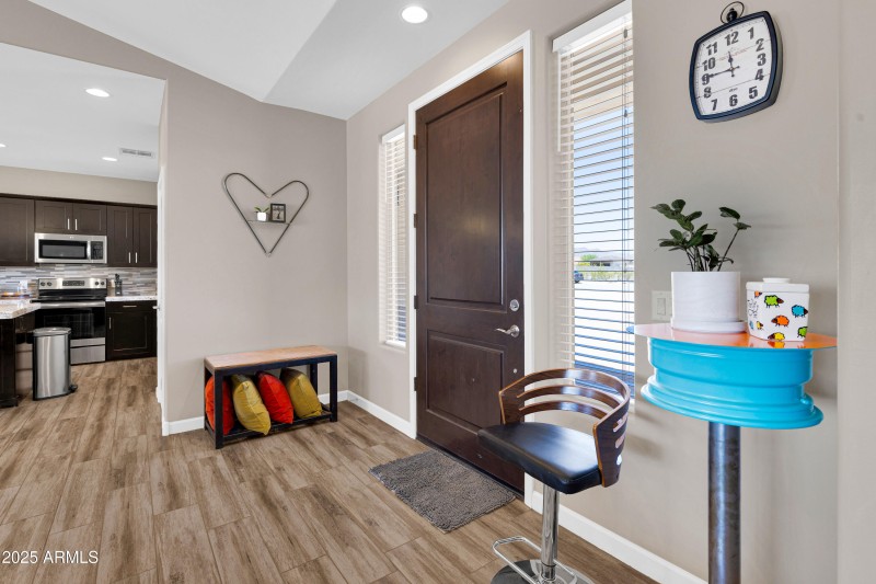 Bright, Stylish Entry Foyer