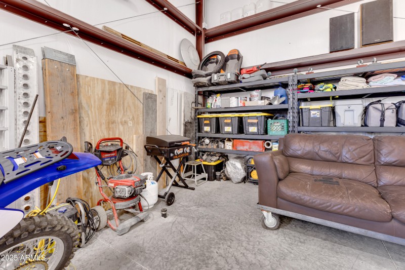 Gear Storage + Work Corner