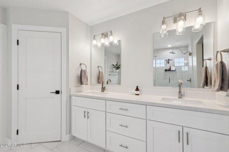 Primary Bathroom 2 Sink Vanity