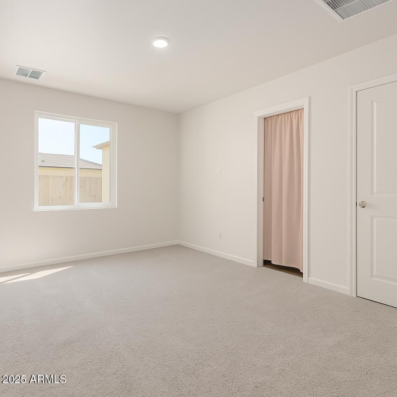 primary bedroom without furniture