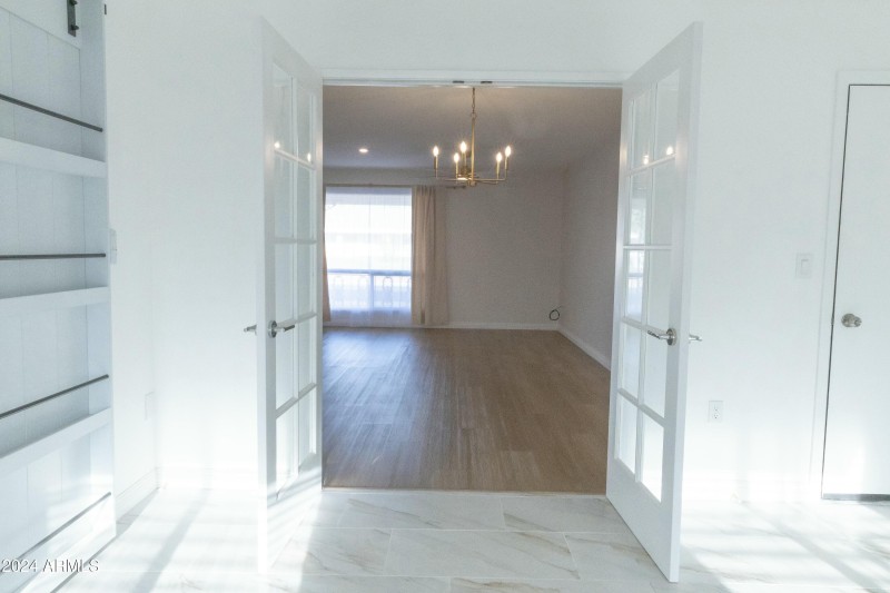 Den/Office looking back into Dining Area