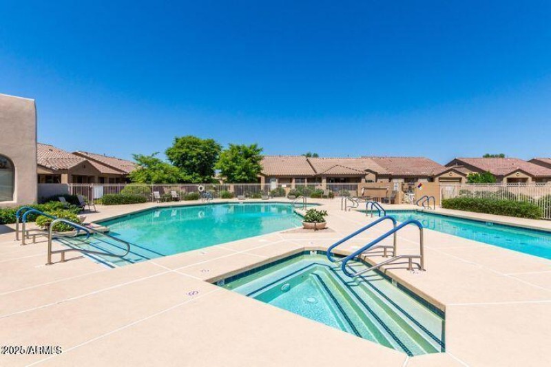 community pool & spa area