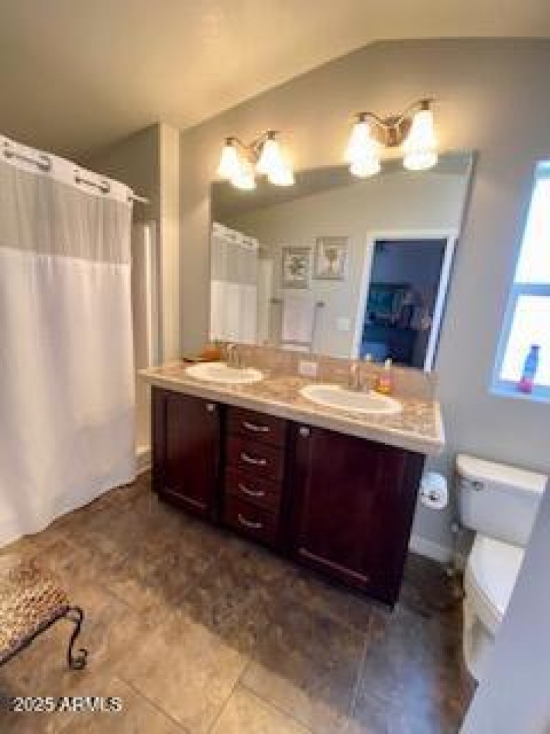 Master bath dual sink