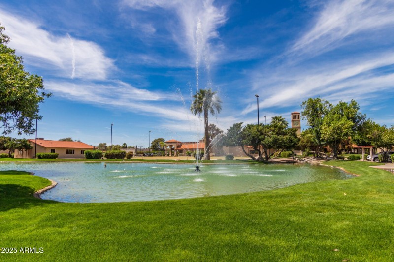 Fountain at the Central Lake