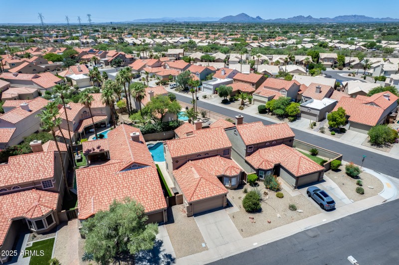 Aerial Front of Home