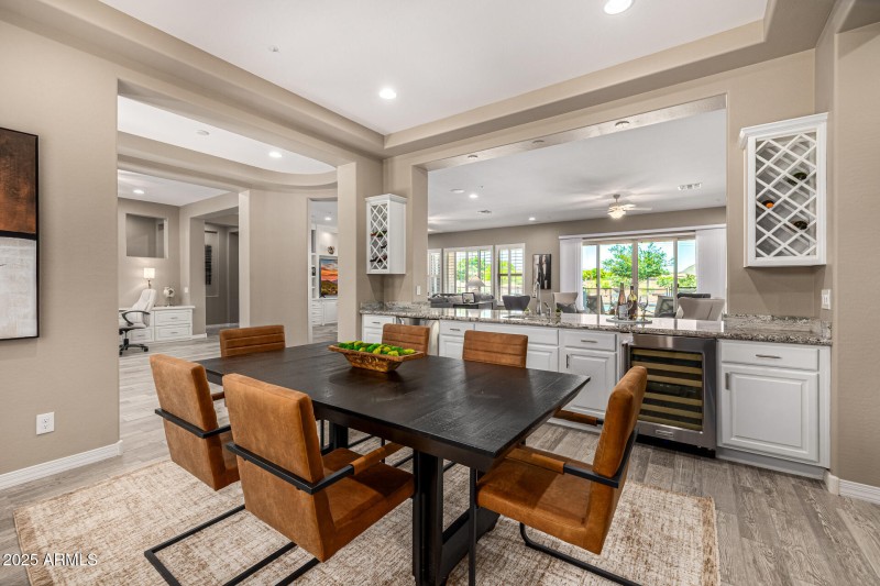 Formal Dining with Wet Bar