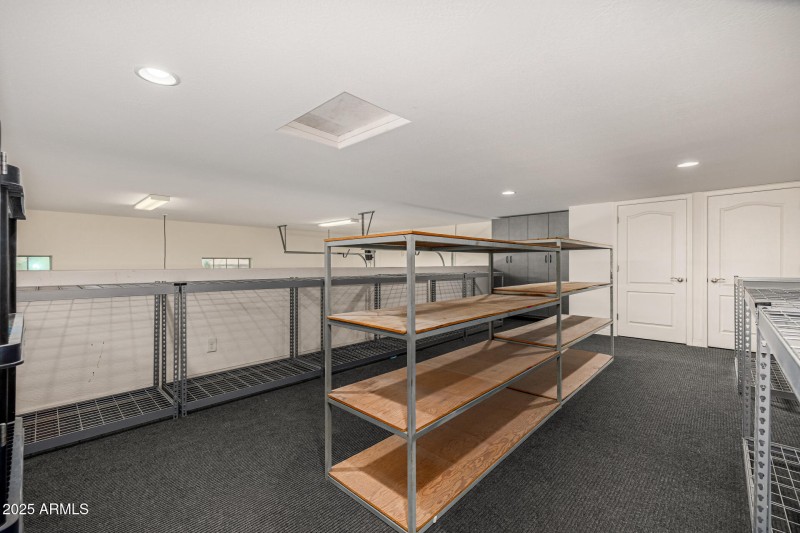 Loft Storage in RV Garage 1