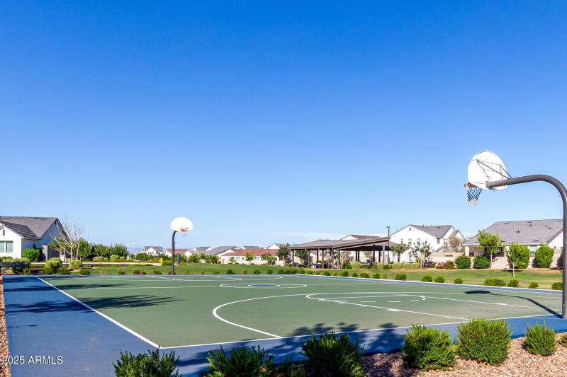 Multiple basketball courts