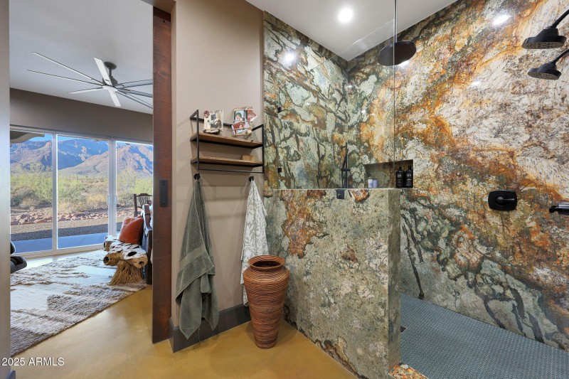 Gorgeous Granite Slab Shower