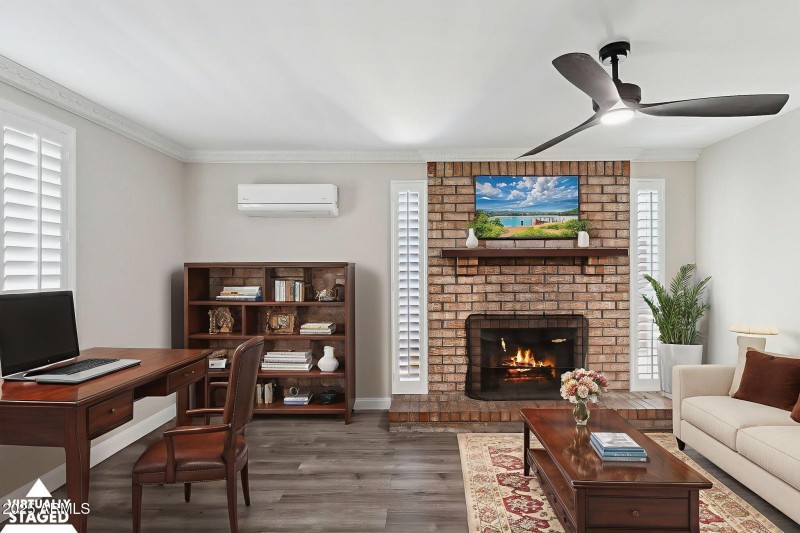 Office: 4th bdrm virtually staged