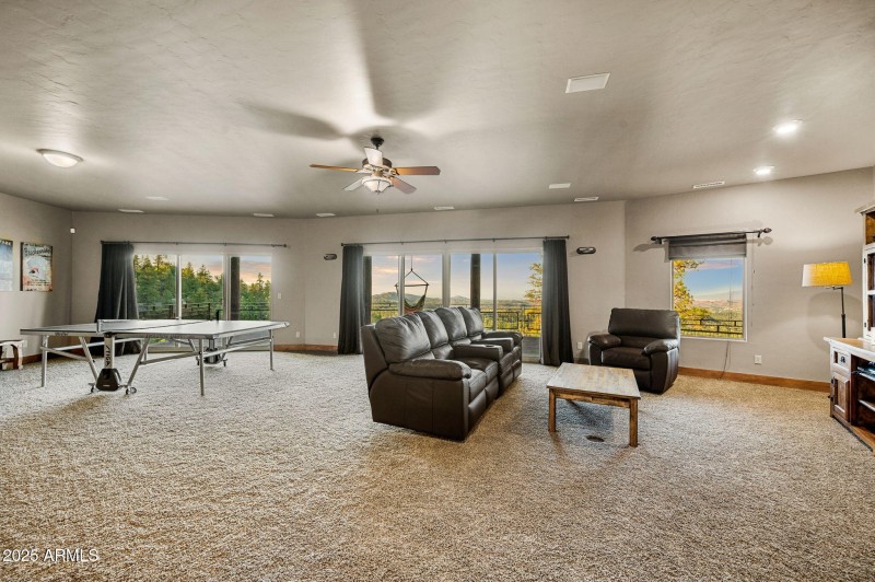 Entertainment Space & Deck Views