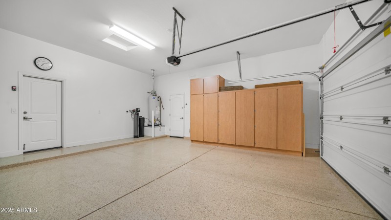 Epoxy Floor & Built-in Storage