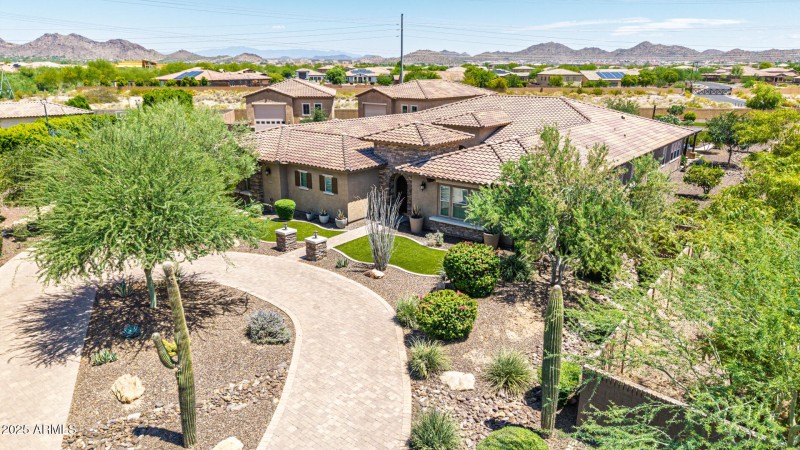 Aerial View of Front Yard