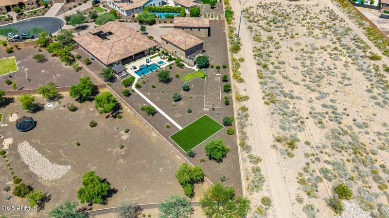 Aerial View of the Entire Lot