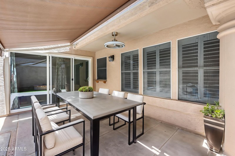 Back Patio - Virtually Staged