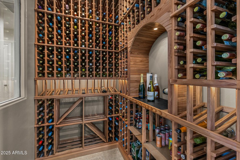 wine storage temp controlled