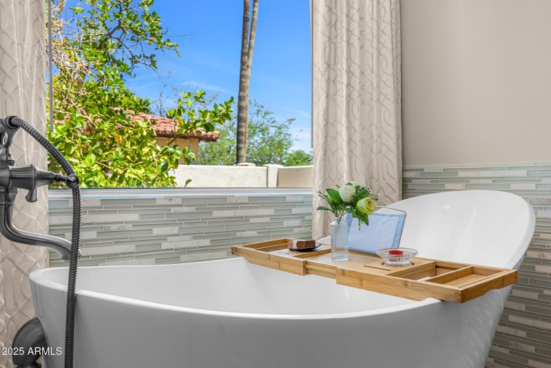 primary bathroom soaking tub