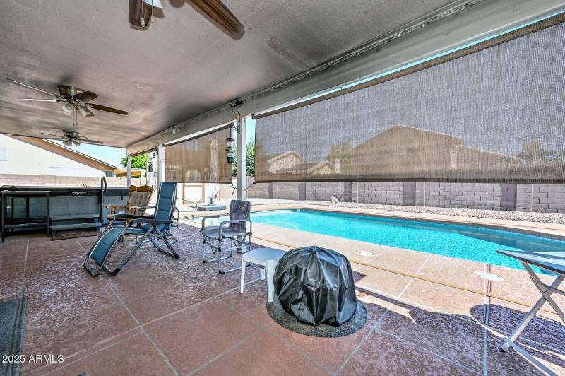 Covered Patio-Shades