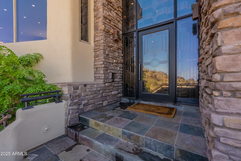 Two-Story Glass Entry