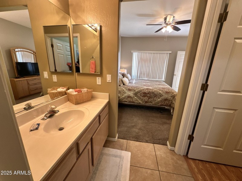 Primary bath to bedroom