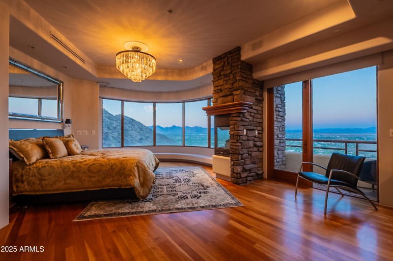 Primary Bedroom at Sunset