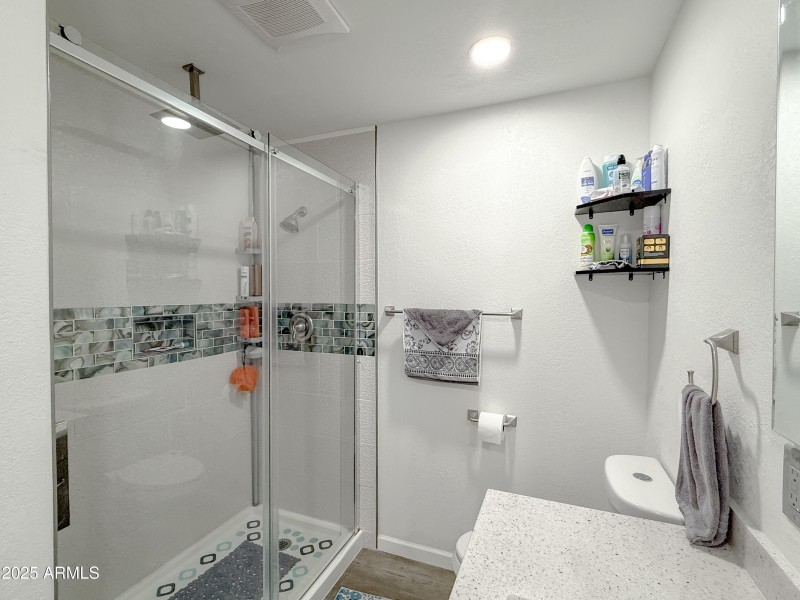 Walk-In Tiled Shower