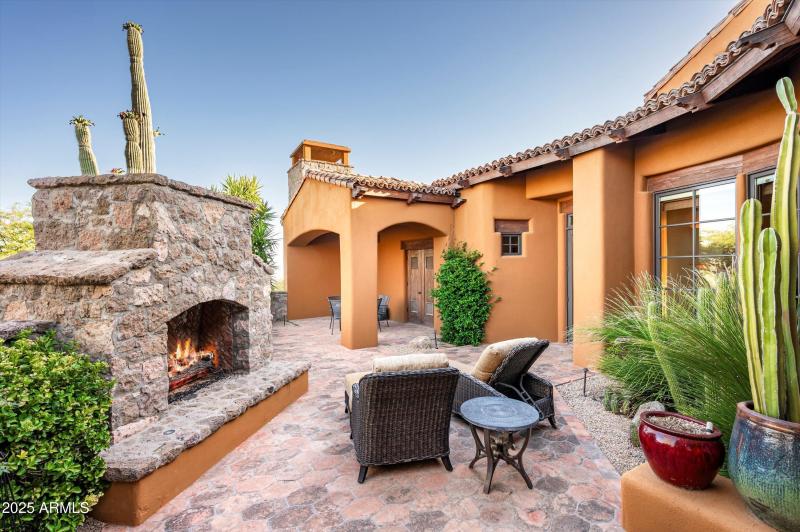 Private patio off Primary