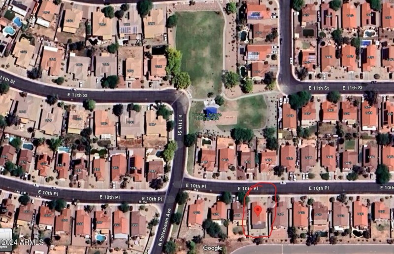 Overhead Neighborhood view