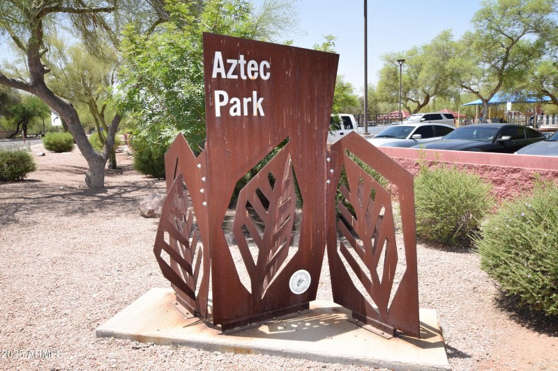 Aztec Park around the corner