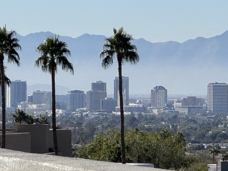 Daytime view of skyline from master deck