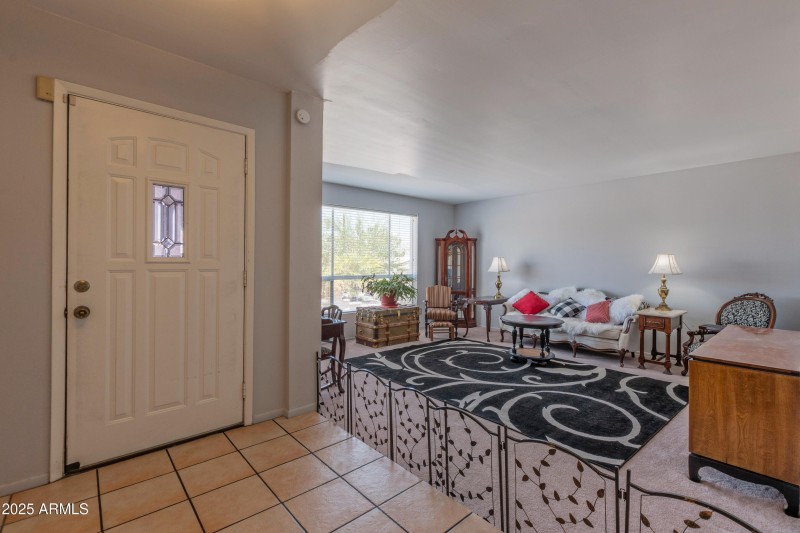 Foyer and Living Room