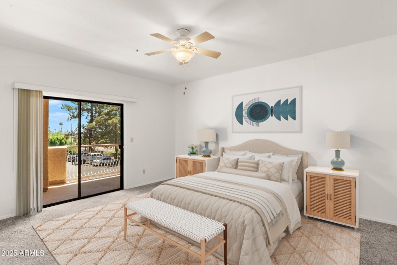 Virtual Staged Bed Room