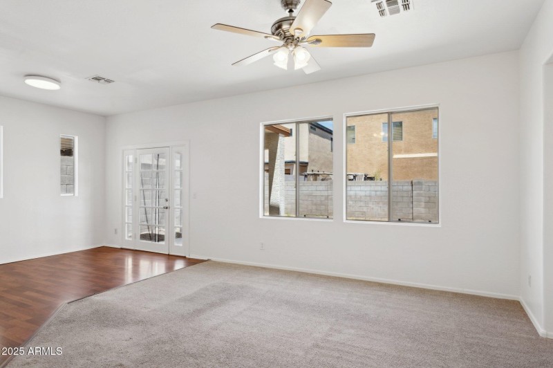 Living and dining space