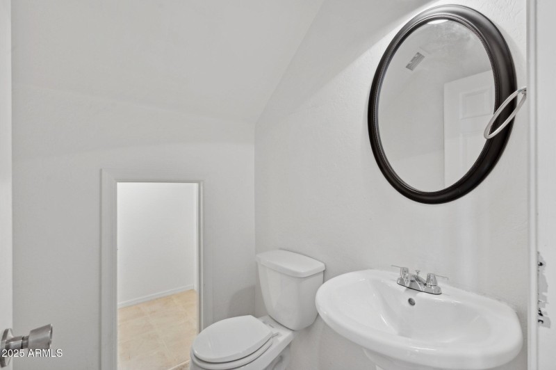 downstairs bathroom and storage space