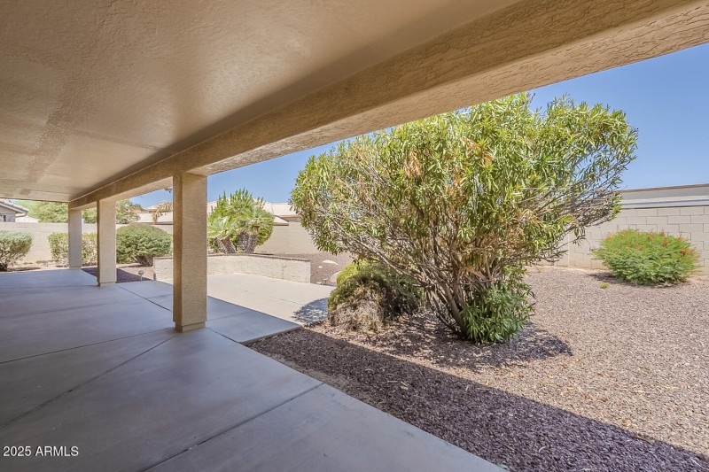 Beautiful Backyard + Full Length Patio