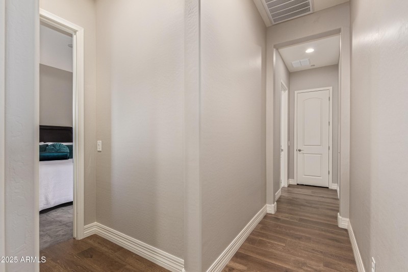 Hallway to Laundry Room & Garage