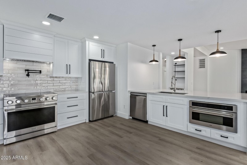 Top of the line appliances