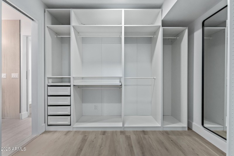 Well designed closet