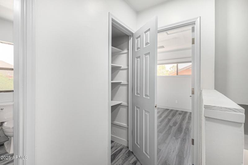 Hall closet