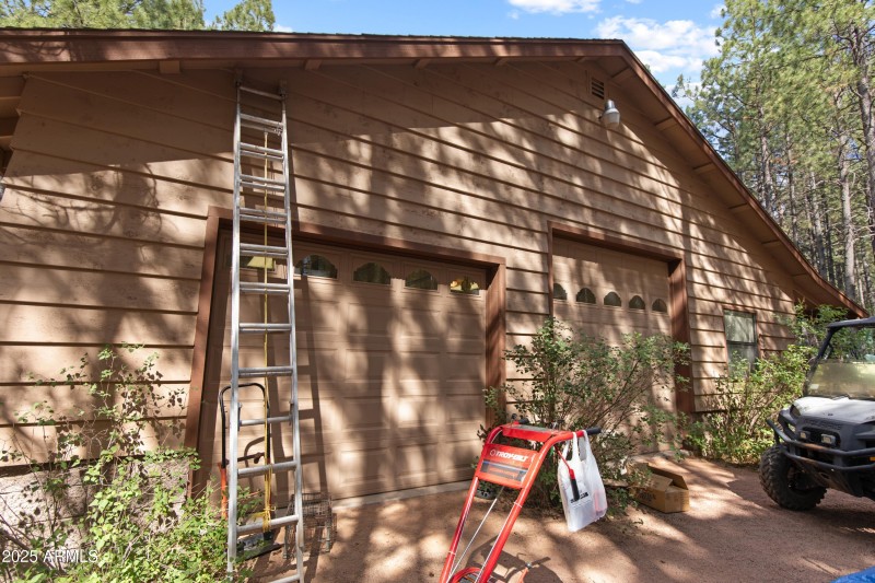 Double detached garage
