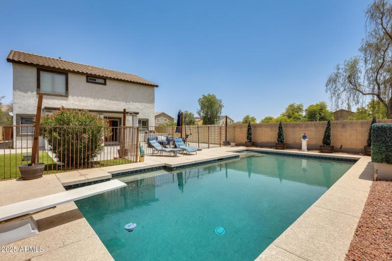 Pool and Rear of Home
