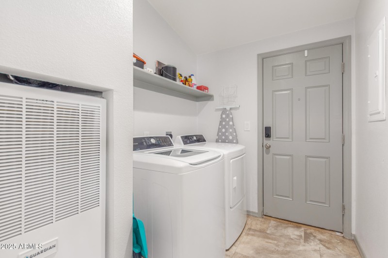 Laundry Room + Carport Entry