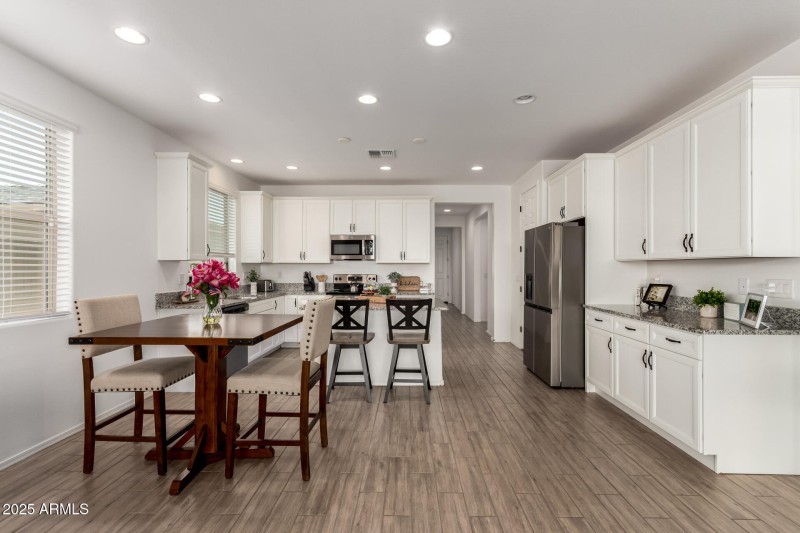 Kitchen and Dining Area
