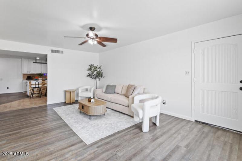 Living room w/lots of natural light