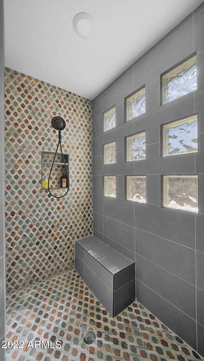Upstairs shower