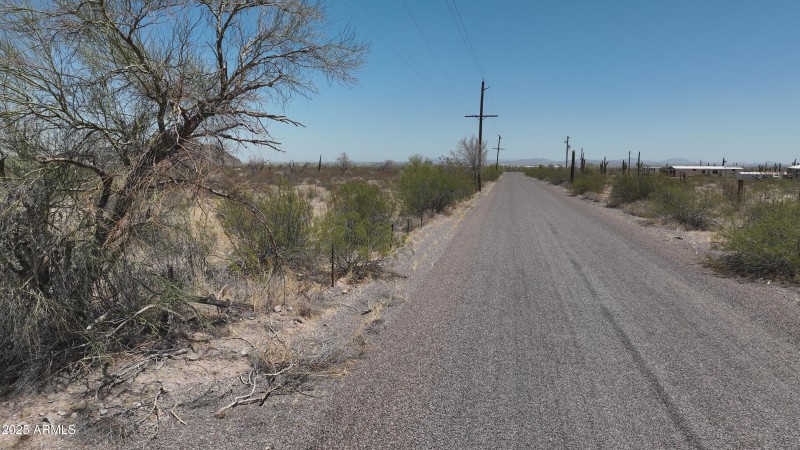 Gravel road view