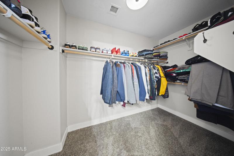 primary bedroom closet