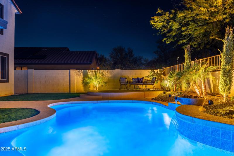 night life pool