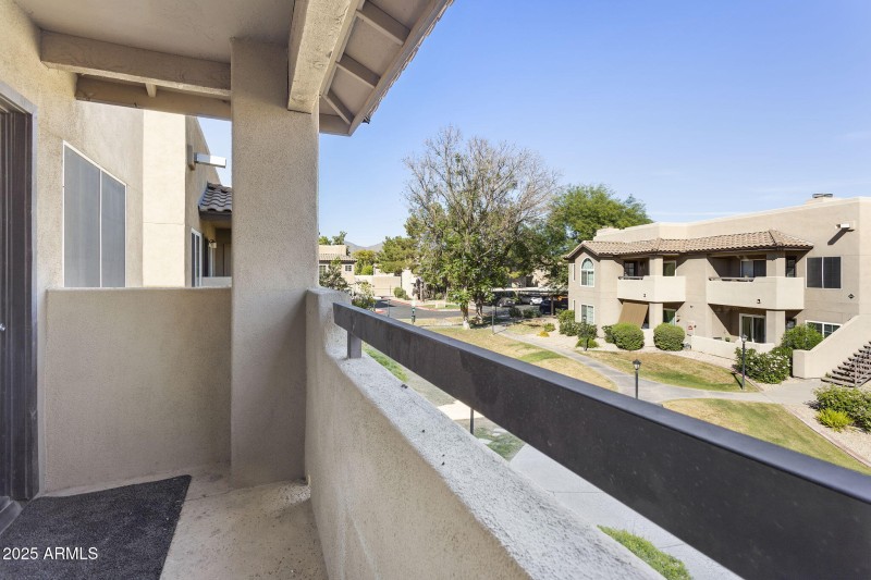 Patio Faces Courtyard
